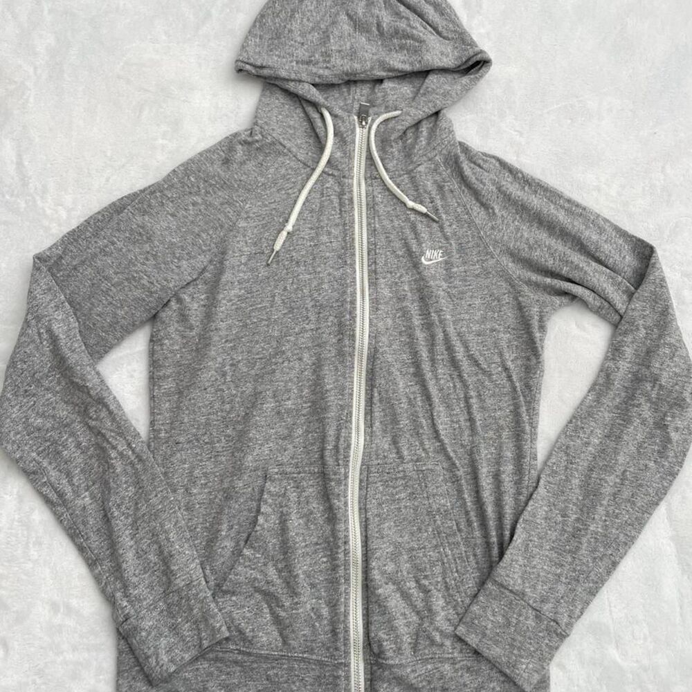 Nike Zip Up Hoodie Women's M Casual Loungewear Long Sleeve Athletic Outerwear